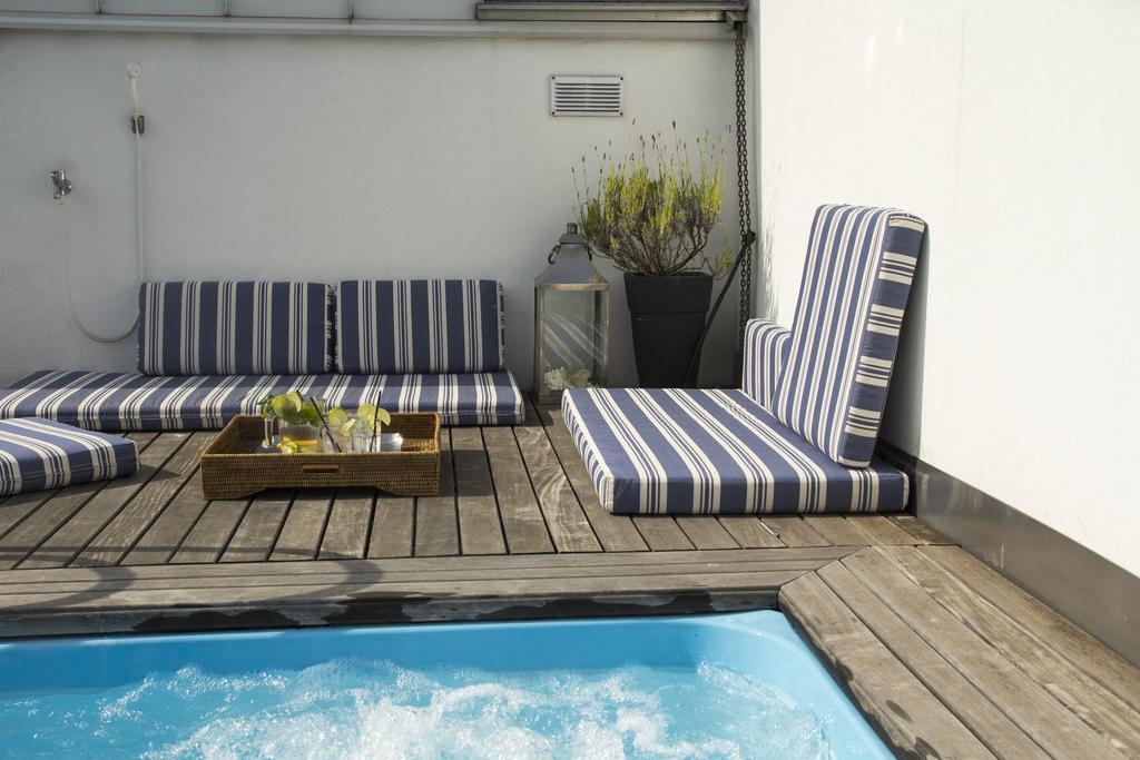 Pavi Apts Ljubljana - Private Rooftop Swimming Pool Oda fotoğraf